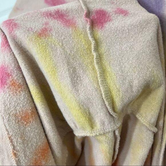 Wild Fable Tie Dye Dress Sweatshirt Mock Neck Long sleeve Pink Purple Small NWT - Picture 10 of 14